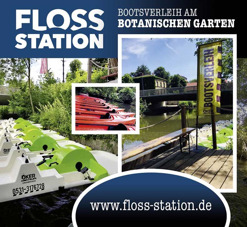 Bootsverleih am Botanischen Garten Braunschweig