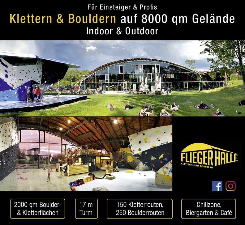 Fliegerhalle – Klettern & Bouldern in Braunschweig