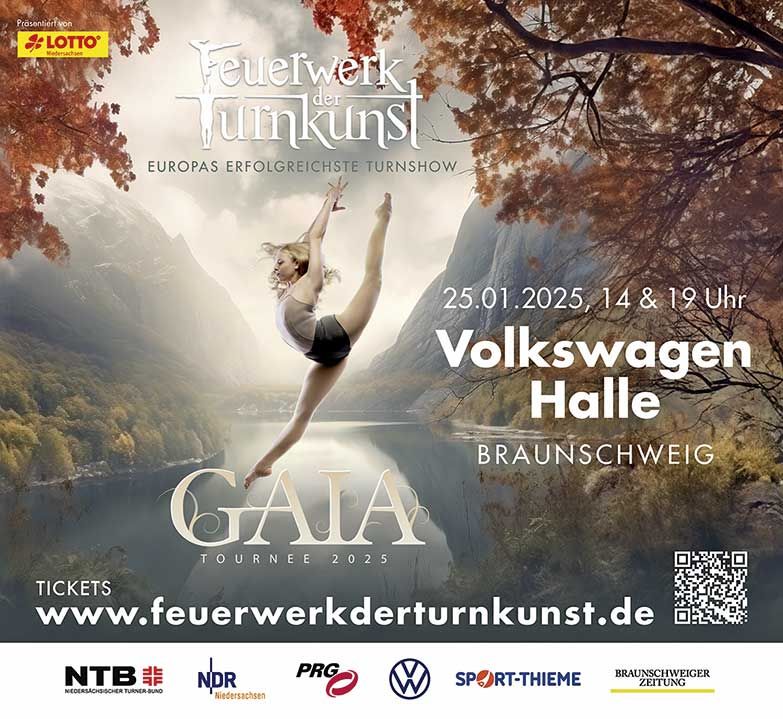 Feuerwerk der Turnkunst in der Volkswagen Halle Braunschweig