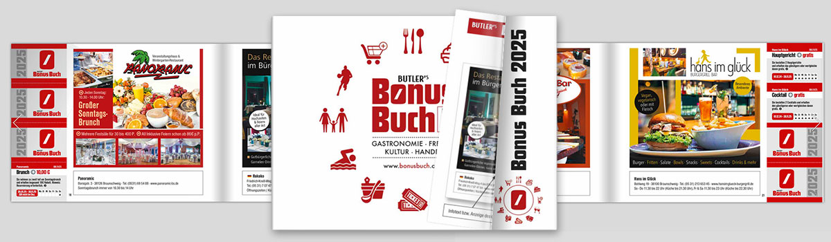 Online-Blätter-Version vom Bonus Buch Gutscheinbuch 2025